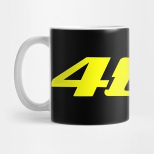 46 with flames (valentino) the doctor Mug